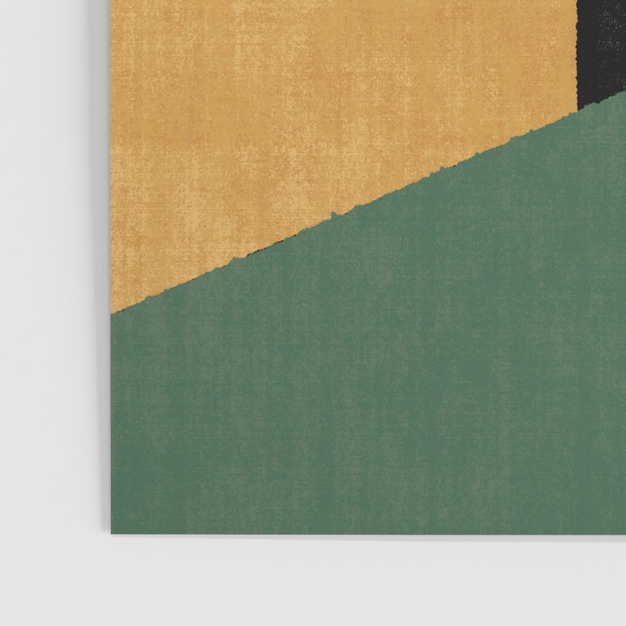 Geometric Compo 1 Filet - green Poster Gallery Image 3