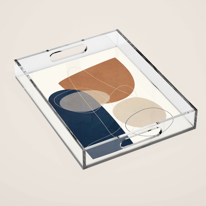 Spiraling Geometry 1 Acrylic Tray Gallery Image 1