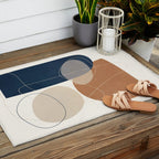 Spiraling Geometry 1 Outdoor Rug Gallery Image 2