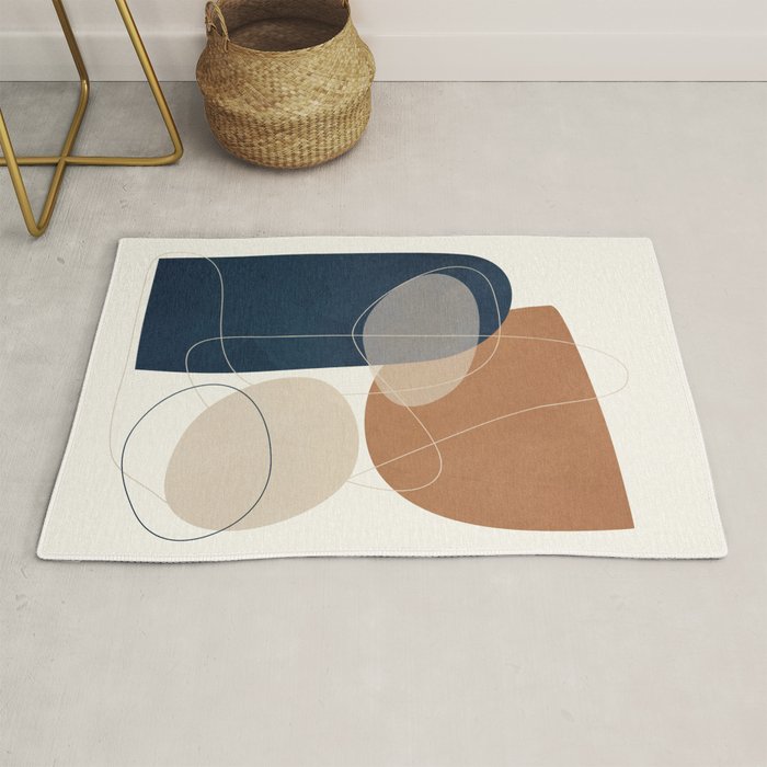 Spiraling Geometry 1 Rug Gallery Image 1