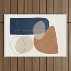 Spiraling Geometry 1 Outdoor Rug Gallery Image 1