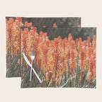 California Coastal Botanical Art x Coastal Aloe Blooms Placemat Gallery Image 1