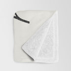 Leaf Sun 1 - Gold Black Throw Blanket Gallery Image 3