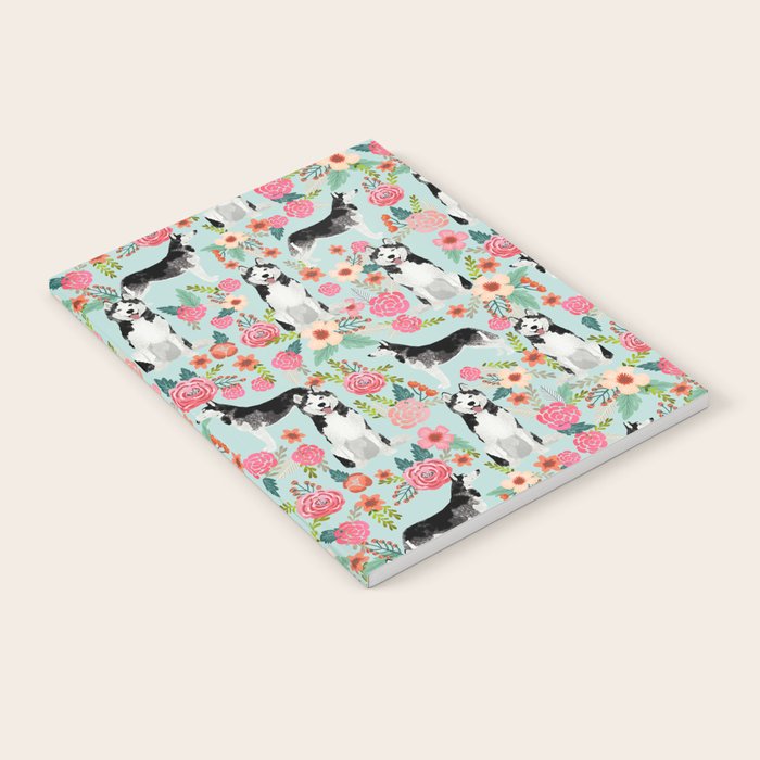 Husky dog breed must have gifts for dog person husky owner presents Notebook Gallery Image 2