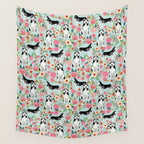 Husky dog breed must have gifts for dog person husky owner presents Wall Tapestry Gallery Image 4