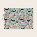Husky dog breed must have gifts for dog person husky owner presents Laptop Sleeve Gallery Image 1