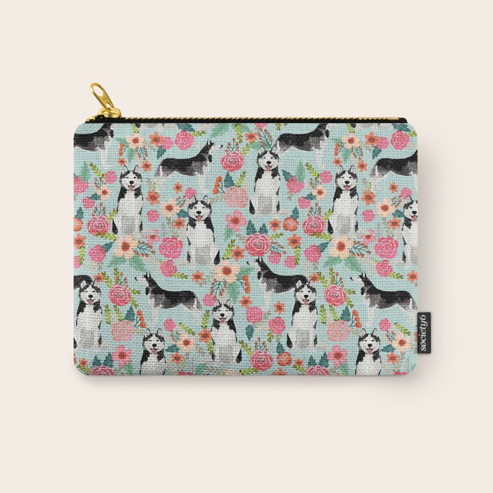 Husky dog breed must have gifts for dog person husky owner presents Carry All Pouch Gallery Image 1