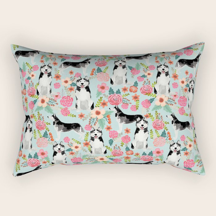 Husky dog breed must have gifts for dog person husky owner presents Rectangular Pillow Gallery Image 2