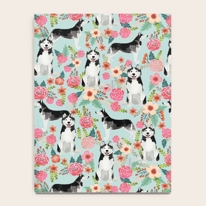 Husky dog breed must have gifts for dog person husky owner presents Notebook Gallery Image 4