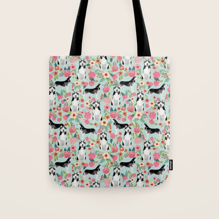 Husky dog breed must have gifts for dog person husky owner presents Tote Bag Gallery Image 1
