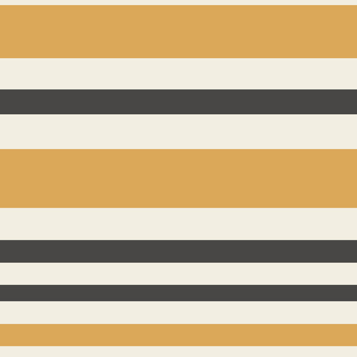 Striped Muted Gold and Charcoal Variable Stripe Retro Modern Pattern Coffee Mug Gallery Image 2