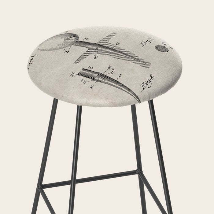 Golf Tee Patent - Golfing Tee Art - Antique Stool Gallery Image 2