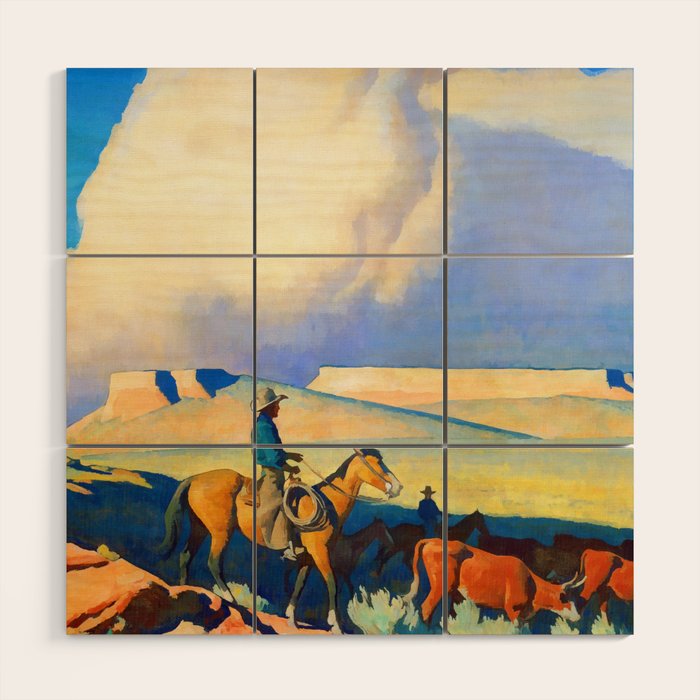 Maynard Dixon Open Range II Wood Wall Art Gallery Image 1