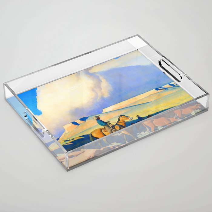 Maynard Dixon Open Range II Acrylic Tray Gallery Image 1