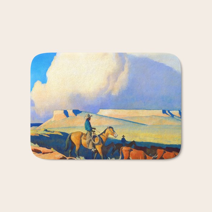 Maynard Dixon Open Range II Bath Mat Gallery Image 1