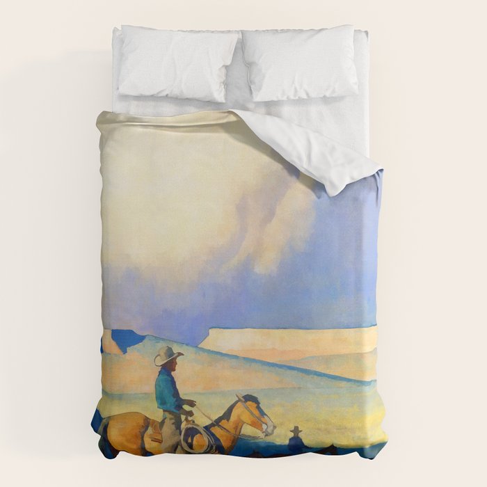 Maynard Dixon Open Range II Duvet Cover Gallery Image 1