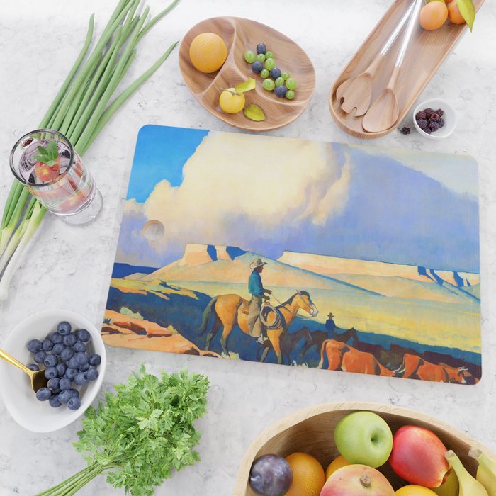 Maynard Dixon Open Range II Cutting Board Gallery Image 2