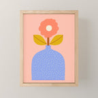 Modern Vase - Peach Mini Art Print Gallery Image 1