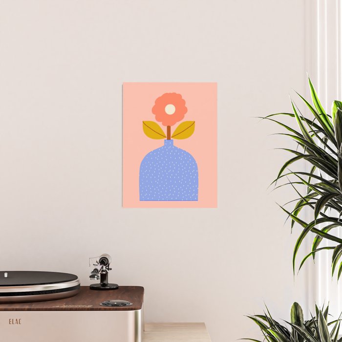 Modern Vase - Peach Poster Gallery Image 2