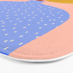 Modern Vase - Peach Bath Mat Gallery Image 3