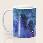 Colorful Galaxy Space Watercolor Coffee Mug Gallery Image 3