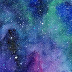Colorful Galaxy Space Watercolor Coffee Mug Gallery Image 2