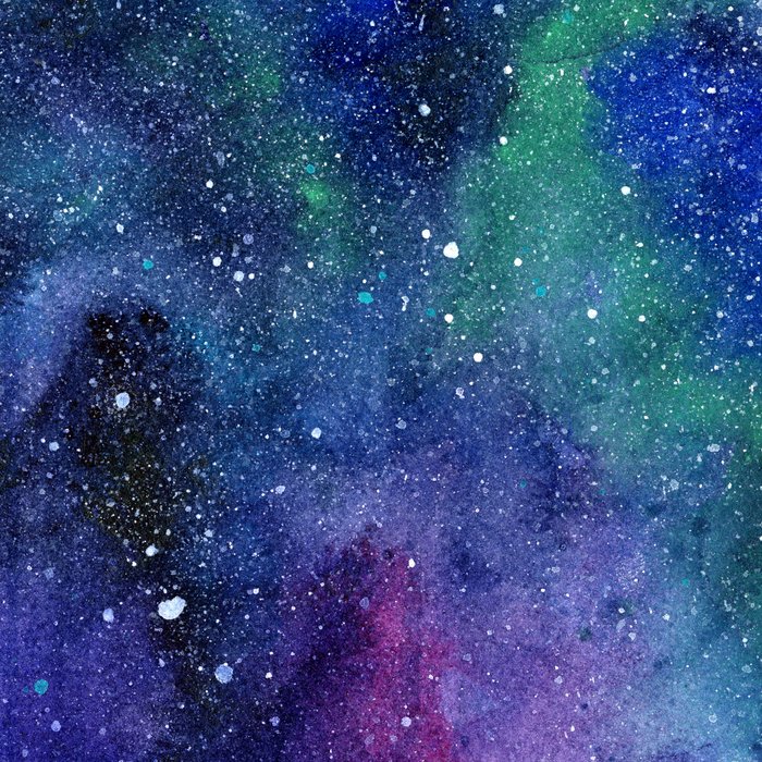 Colorful Galaxy Space Watercolor Coffee Mug Gallery Image 2