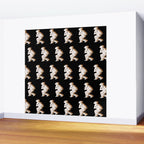 Space Cowboy - Black, white & camel Wall Mural Gallery Image 2