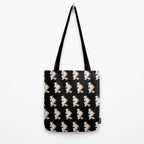 Space Cowboy - Black, white & camel Tote Bag Gallery Image 2