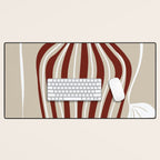 Minimalistic Vase 6 Desk Mat Gallery Image 1