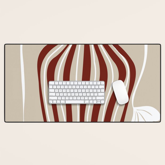 Minimalistic Vase 6 Desk Mat Gallery Image 1