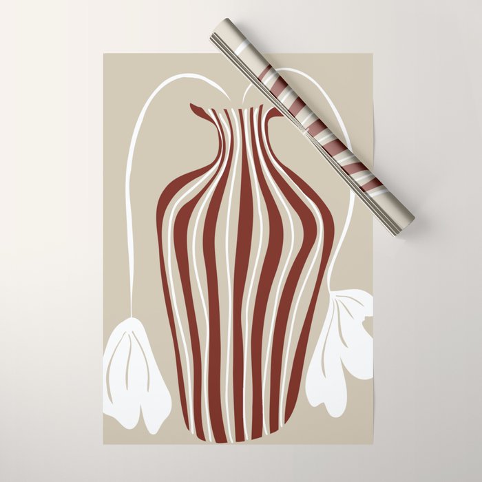 Minimalistic Vase 6 Wrapping Paper Gallery Image 1