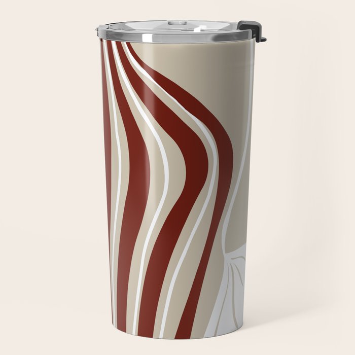 Minimalistic Vase 6 Travel Mug Gallery Image 2