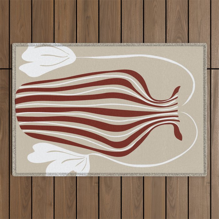 Minimalistic Vase 6 Outdoor Rug Gallery Image 1