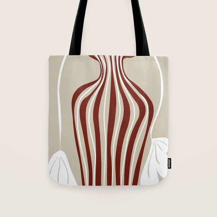 Minimalistic Vase 6 Tote Bag Gallery Image 1