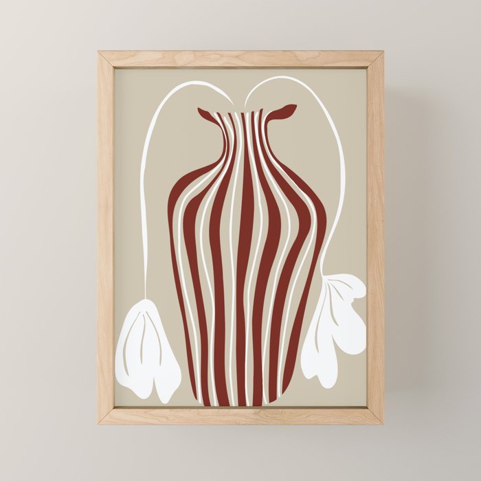 Minimalistic Vase 6 Mini Art Print Gallery Image 1