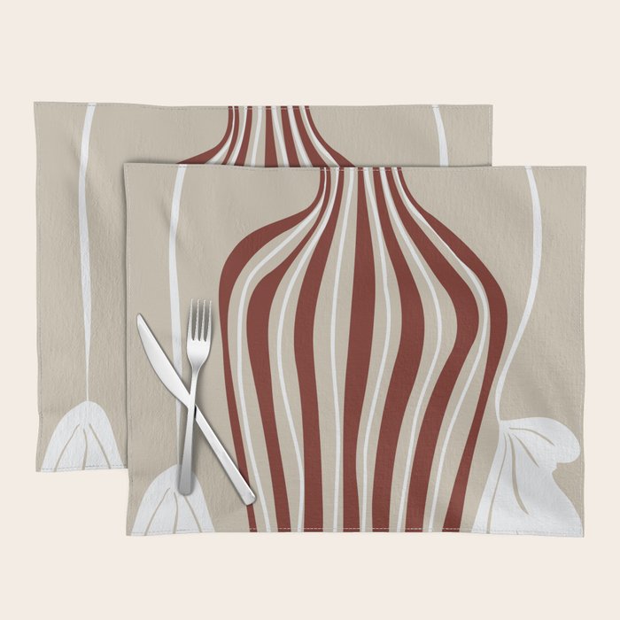 Minimalistic Vase 6 Placemat Gallery Image 1