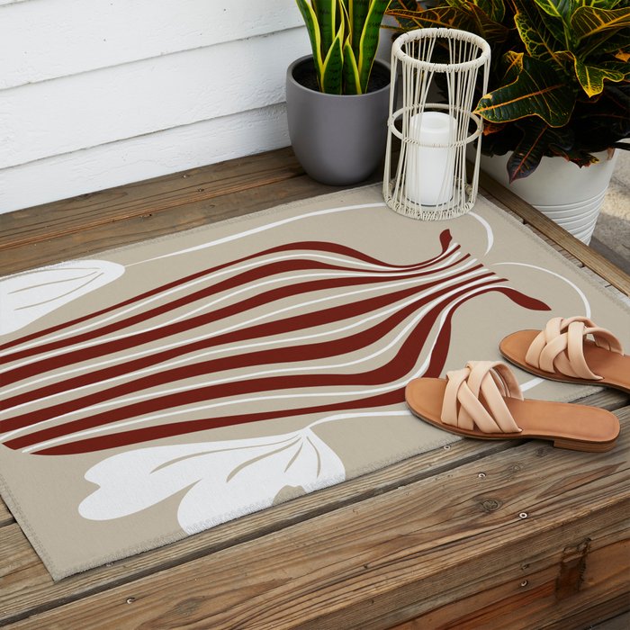 Minimalistic Vase 6 Outdoor Rug Gallery Image 2