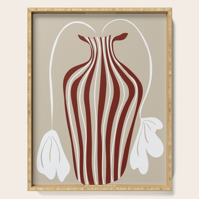 Minimalistic Vase 6 Serving Tray Gallery Image 1