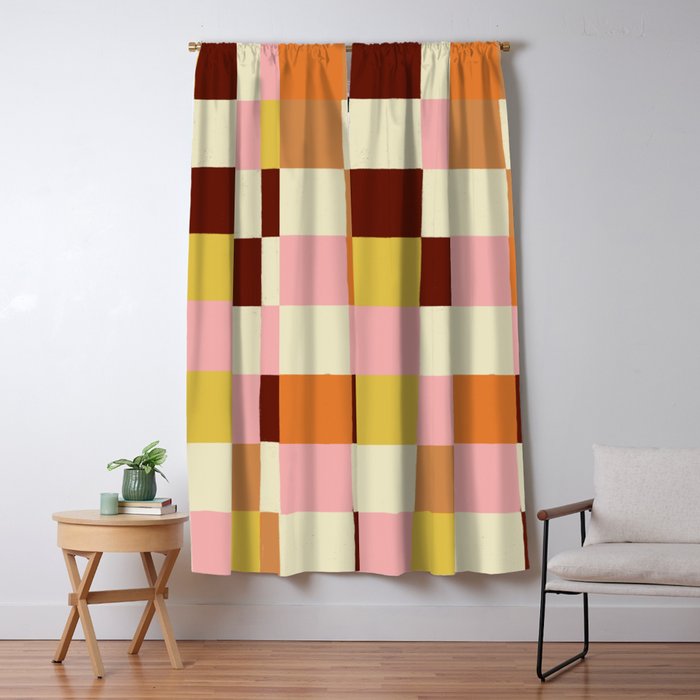 Tiles Window Curtain Gallery Image 5