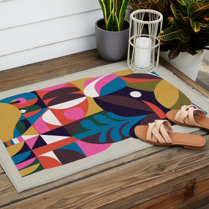 Nordic Pug Outdoor Rug Gallery Image 2