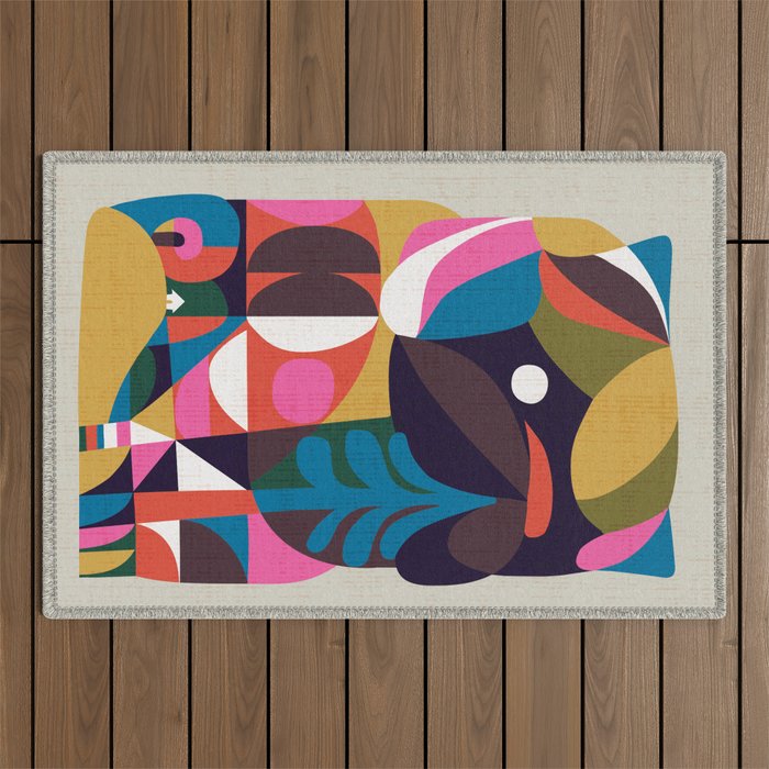 Nordic Pug Outdoor Rug Gallery Image 1
