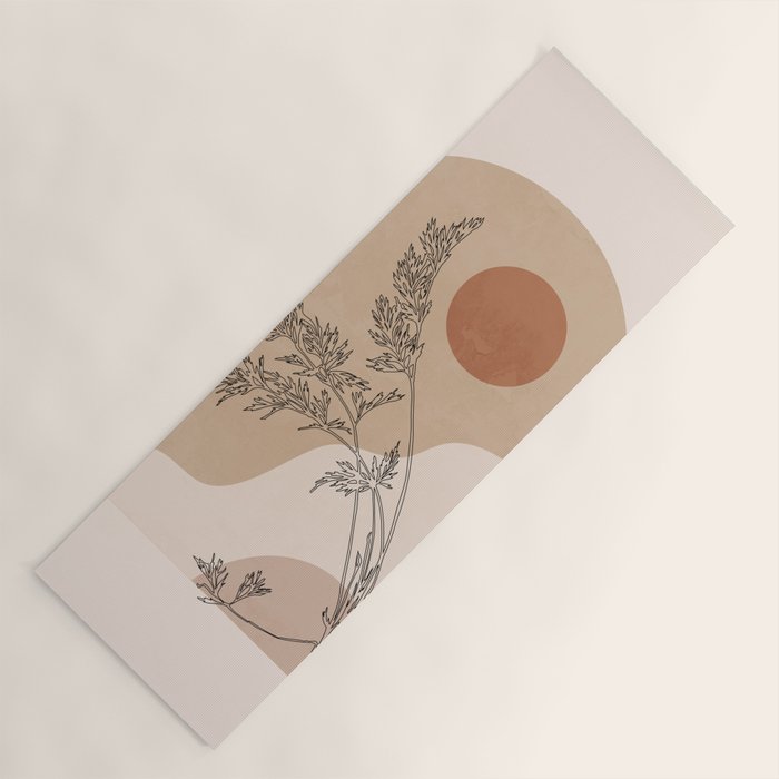 Minimal Abstract Art Landscape 15 Yoga Mat Gallery Image 1