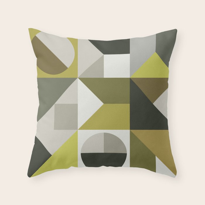 Modern Geometric 72A Throw Pillow Gallery Image 1