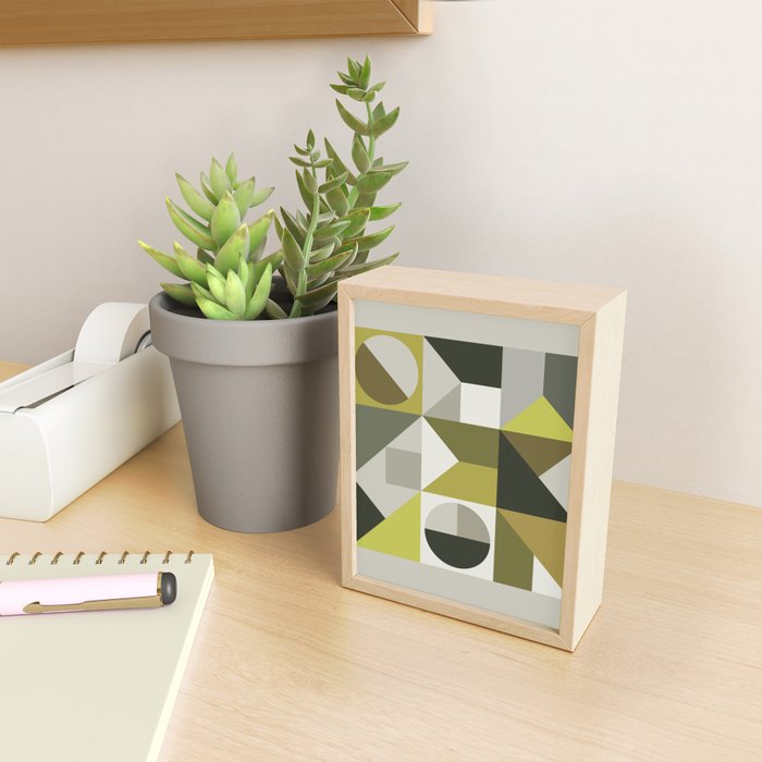 Modern Geometric 72A Mini Art Print Gallery Image 2