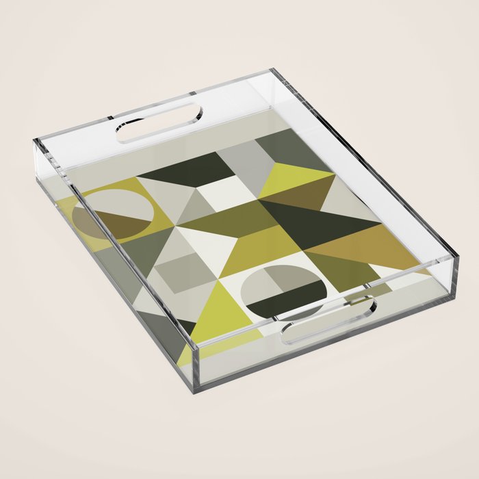 Modern Geometric 72A Acrylic Tray Gallery Image 1