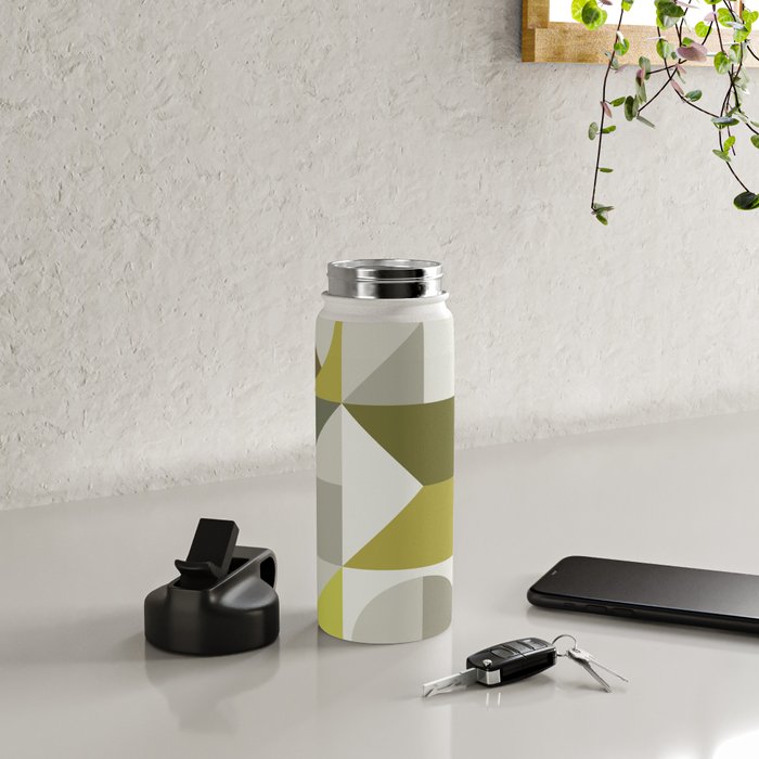 Modern Geometric 72A Water Bottle Gallery Image 4