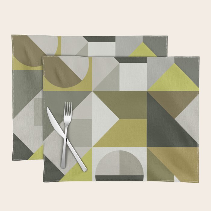Modern Geometric 72A Placemat Gallery Image 1