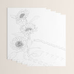 Sunflower Line Sami Wrapping Paper Gallery Image 3