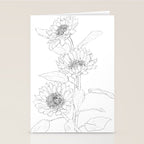 Sunflower Line Sami Stationery Card Gallery Image 2